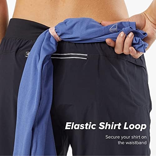 Korsa חבק 7 מכנסיים קצרים אתלטים 2.0 לנשים עם כיסים | משקל קל, פיתול לחות ומונע קצר | לריצה,